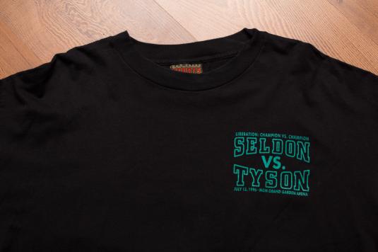 Vintage 90s Mike Tyson vs. Bruce Seldon 1996 Boxing T-Shirt | Defunkd 