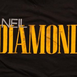 Neil Diamond T-Shirt Concert Tour Vintage 1980s Spring Ford