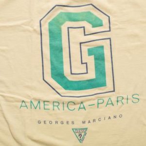 Guess American-Paris T-Shirt, Georges Marciano, 90s USA Made