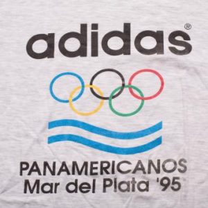 Vintage 90s Adidas Panamericanos '95 Olympics T-Shirt, 1995