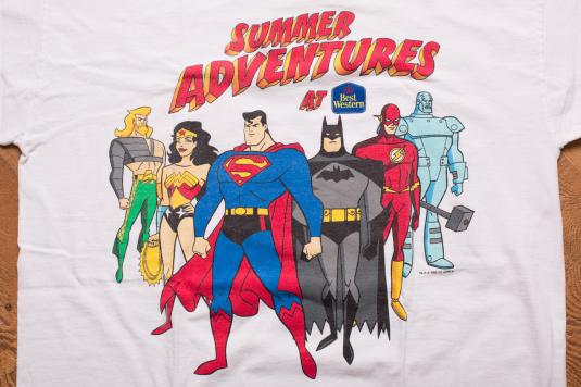 DC Comics Best Western T-Shirt Superman Batman Wonder Woman Defunkd