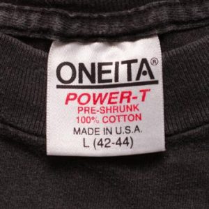 Vintage ONEITA Power T T Shirt Tags Brand Defunkd