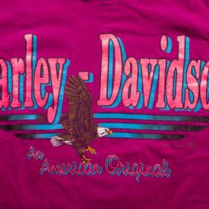 Harley-Davidson Eagle Purple T-Shirt, American Original, 80s