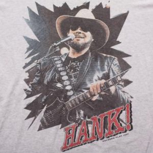 Hank Williams Jr T-Shirt, XL, Southern Thunder Tour, 90s