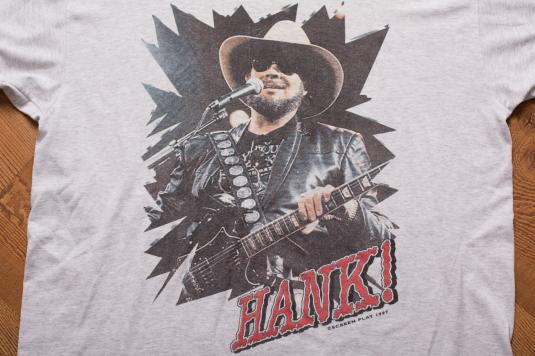Hank Williams Jr T-Shirt, XL, Southern Thunder Tour, 90s