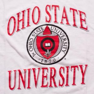 Ohio State University Crest T-shirt, Champion Brand, College