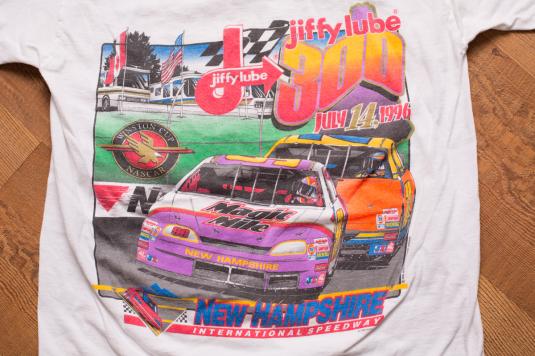 NASCAR Jiffy Lube 300 T-Shirt, 1996 Winston Cup Race | Defunkd