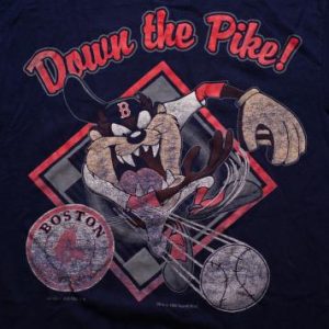 Vintage 90s Boston Red Sox Taz T-Shirt, Looney Tunes