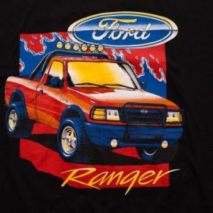 Ford Ranger XL Truck T-Shirt, USA American Flag, 90s Vehicle