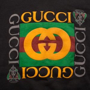 Vintage 90s Gucci Crewneck Sweatshirt, XL Hip Hop Apparel