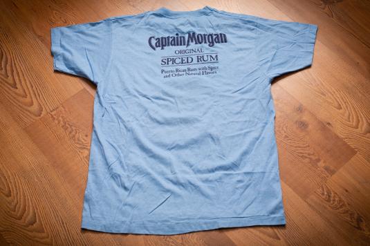 Captain Morgan T-Shirt, Does It With Spice, Vintage 1980s | Defunkd