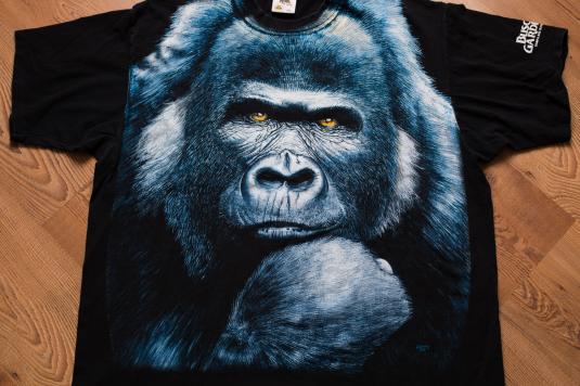 90s Gorilla Busch Gardens T-Shirt, Extinction Is Forever | Defunkd