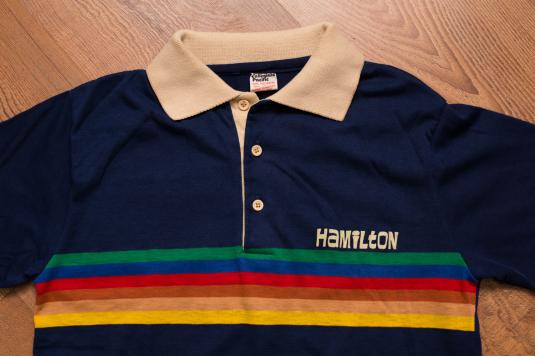 Vintage 80s Hamilton College Polo Shirt, Collegiate Pacific Defunkd