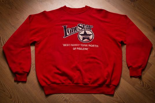 Lone Star Cafe Raglan Sweatshirt, New York City, 80s Country | Defunkd