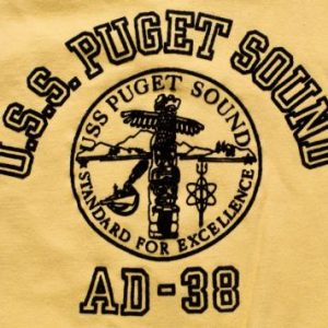 USS Puget Sound AD-38 Raglan Sweatshirt Destroyer Ship Shirt