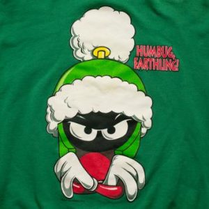 Vintage 90s Marvin the Martian "Humbug, Earthling!" Sweatshirt