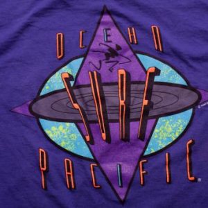 Vintage 90s Ocean Pacific Surf T-Shirt, 1991 OP Surfing