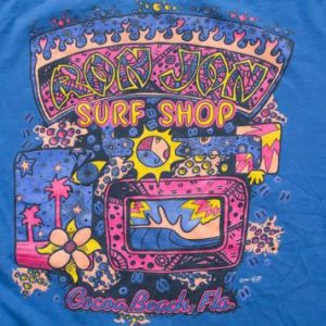 1991 Ron Jon Surf Shop T-Shirt, Psychedelic, Vintage 90s