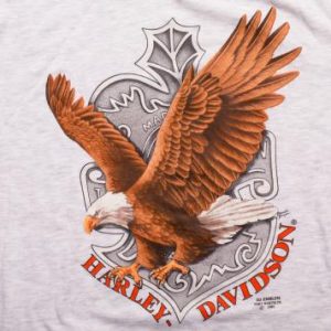 3D Emblem Harley-Davidson Eagle T-Shirt, 1991 Graphic Tee