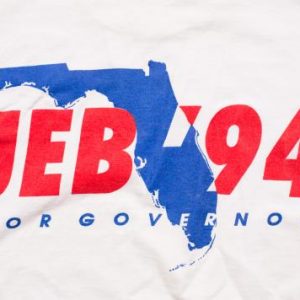 Vintage 90s Jeb Bush for Florida Governor '94 T-Shirt