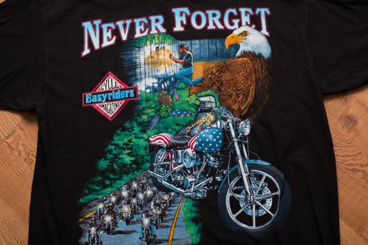 Easyriders Motorcycle T-Shirt Vietnam Veterans Memorial Wall