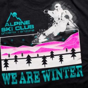 Alpine Ski Club T-Shirt, Phoenix Arizona, Skiing Graphic Tee