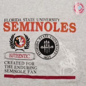80s Florida State University Seminoles T-Shirt, College