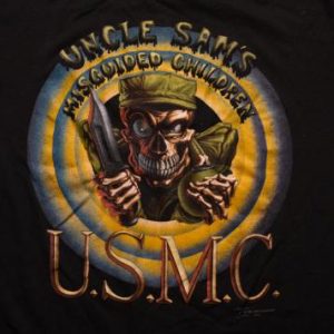 Vintage 90s USMC "Uncle Sam's Misguided Children" T-Shirt
