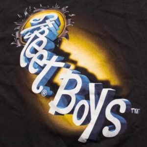 1995 Official Backstreet Boys 3D Logo T-Shirt, Pop Boy Band