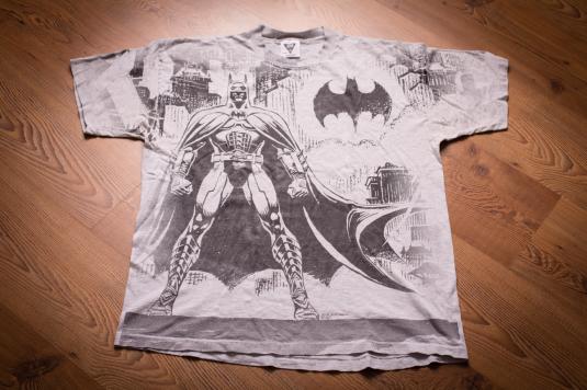 1992 Batman DC Comics T-Shirt, Full Print Front Illustration | Defunkd