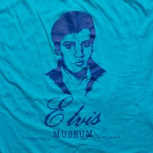Vintage Early 80s Elvis Museum T-Shirt, Niagara Falls Canada