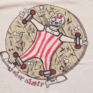 Limp Bizkit Three Dollar Bill Y'all Clown Wheel T-Shirt, 90s