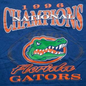 Florida Gators T-Shirt, 1996 National Champions, NCAA SEC