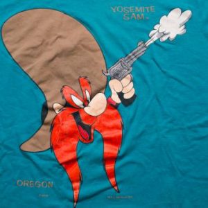 Yosemite Sam Oregon T-Shirt, Looney Tunes Cartoon Character