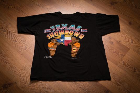 NBA Rockets Vintage Spurs Playoffs Tee Shirt