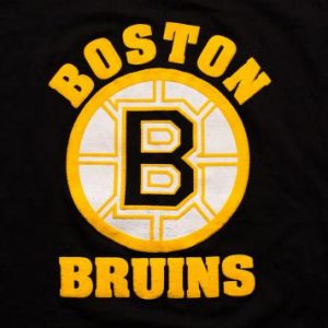 1980s Boston Bruins Logo T-Shirt, Starter, 3D Puffy Print