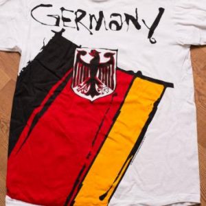 Germany 1994 FIFA World Cup T-Shirt, Soccer Team, Flag Crest
