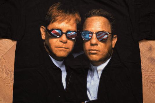 Elton John & Billy Joel Concert T-Shirt Spring 1995 Tour 90s