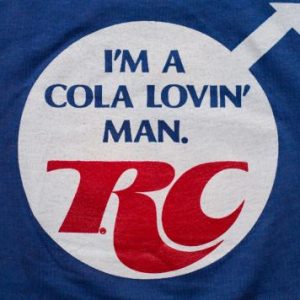 RC Cola T-Shirt, Vintage 1980s, Lovin' Man Looking for Woman