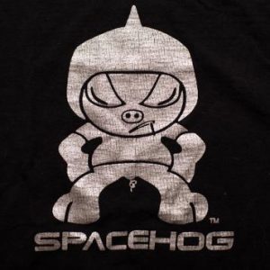 Spacehog Resident Alien Logo T-Shirt, NYC, Vintage 90s Tee