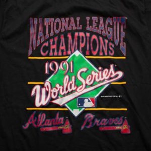 Vintage 90s Atlanta Braves National League Champions T-Shirt