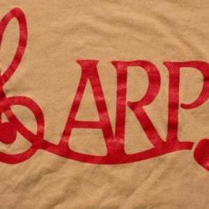 1970s ARP Synthesizer Logo T-Shirt, Keyboard 70s Funk Rock