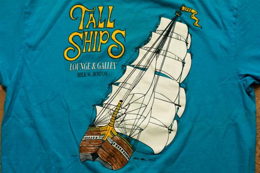 Tall Ships Boston T-Shirt, Milk St Lounge & Galley, Harbor