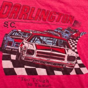 ADIDAS Darlington Raceway T-Shirt, 80s NASCAR Racing Tee