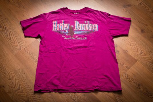 Harley-Davidson Eagle Purple T-Shirt, American Original, 80s