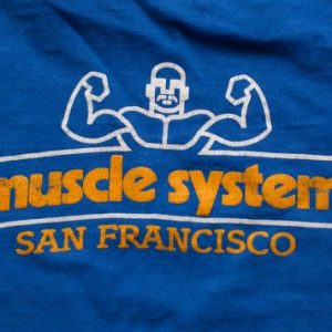Muscle System San Francisco T-Shirt Men's Bodybuilding Hanes