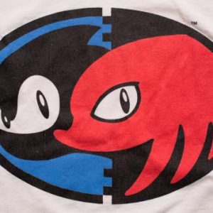 90s Sonic & Knuckles T-Shirt, Sega Genesis Hedgehog Game Tee