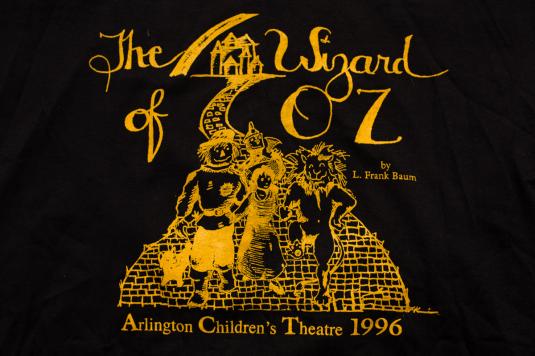 The Wizard of Oz T-Shirt, Children's Play, L. Frank Baum