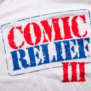 Comic Relief III T-Shirt, 1989 Comedy Documentary, 80s Film