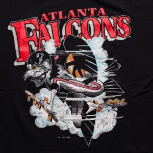 Vintage 80s Atlanta Falcons Dirty Bird T-Shirt, Jack Davis